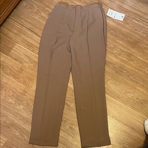 Vintage Sears Women's Classic Light Brown Trousers size 10 has pockets lined